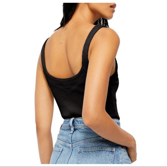 FREE PEOPLE BOHO CAMI TANK TOP SLEEVELESS TEE A2C - Picture 6 of 14